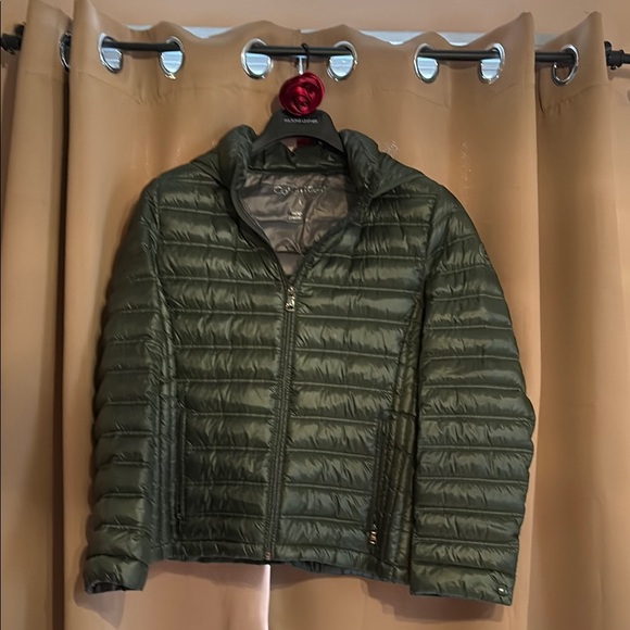 Calvin Klein Quilted Green Jacket - Picture 2 of 6